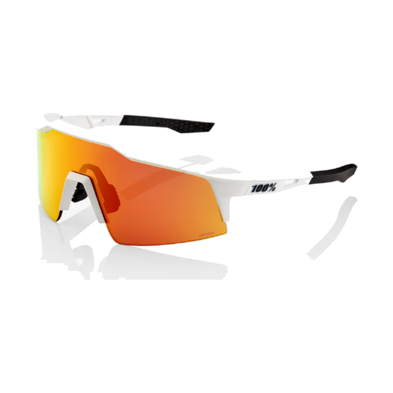 100% Speedcraft SL Soft Tact Off White HiPER Red Multilayer Mirror Lens
