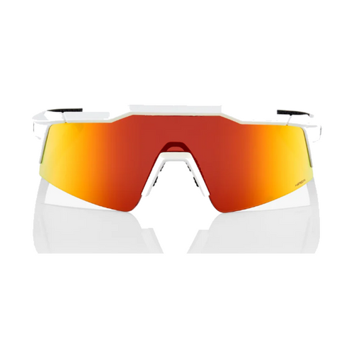 100% Speedcraft SL Soft Tact Off White HiPER Red Multilayer Mirror Lens