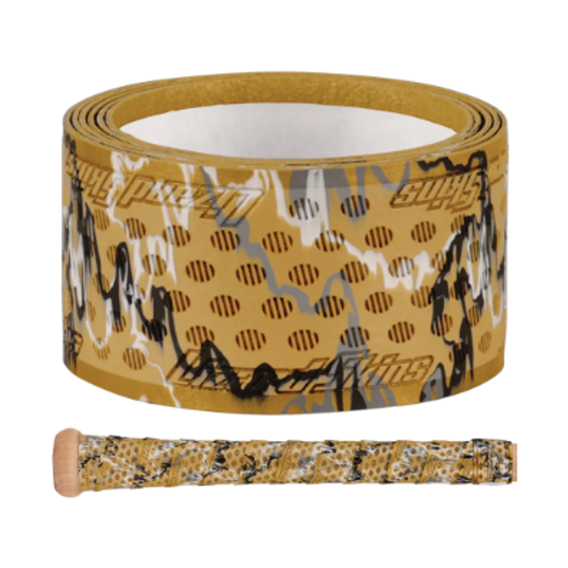 Lizard Skins Camo 0.5 mm Dura Soft Polymer Bat Grip â€” Gold Camo