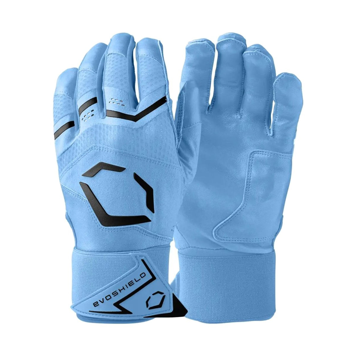 Carbyne Batting Gloves with Strap â€” Victory Blue