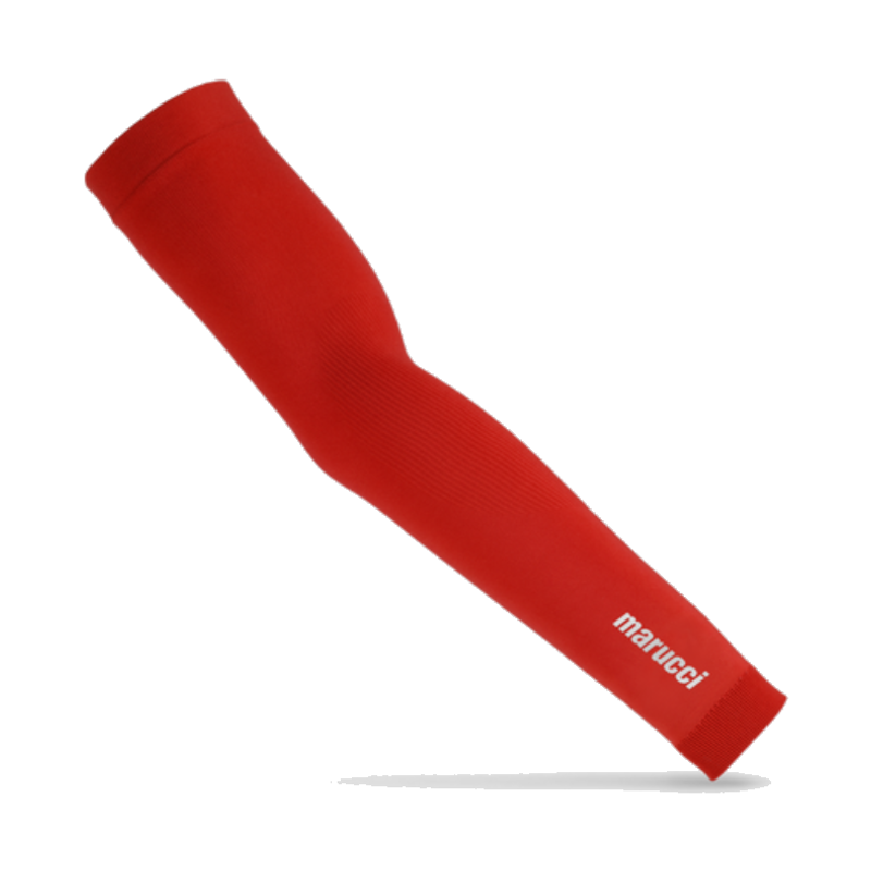 Knit Arm Sleeve â€” Crimson