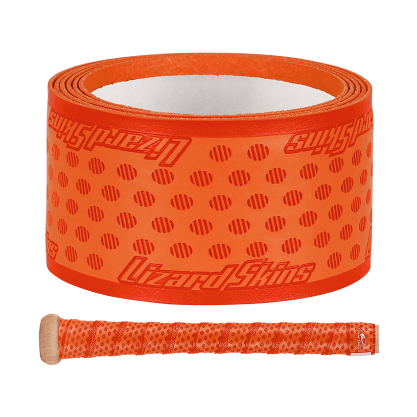 Lizard Skins 1.1 mm Dura Soft Polymer Bat Grip â€” Blaze Orange