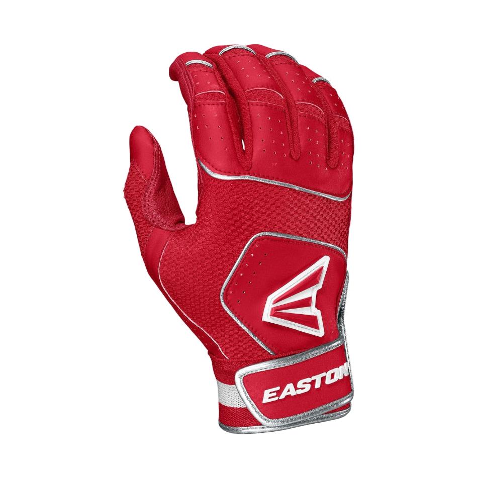 Easton 2022 Youth Walk-Off NX Batting Gloves â€” Scarlet