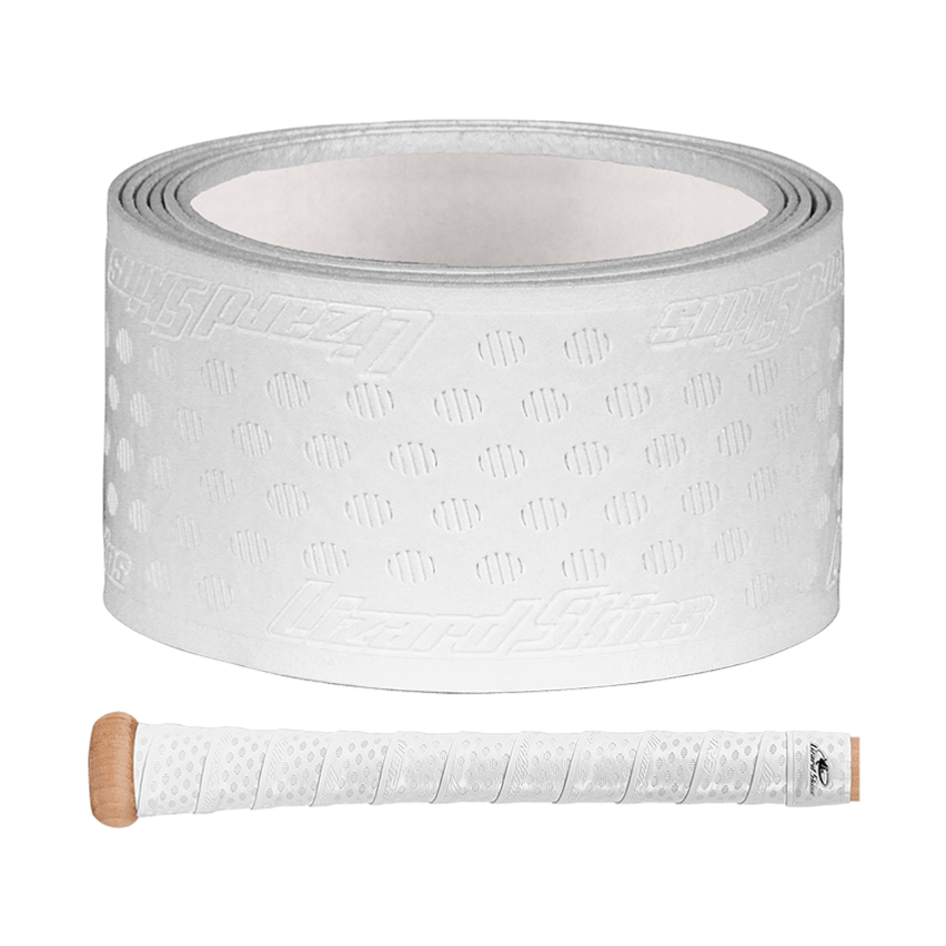 Lizard Skins 0.5 mm Dura Soft Polymer Bat Grip â€” Diamond White