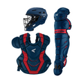 Elite X Catchers Kit Adult Navy/Red