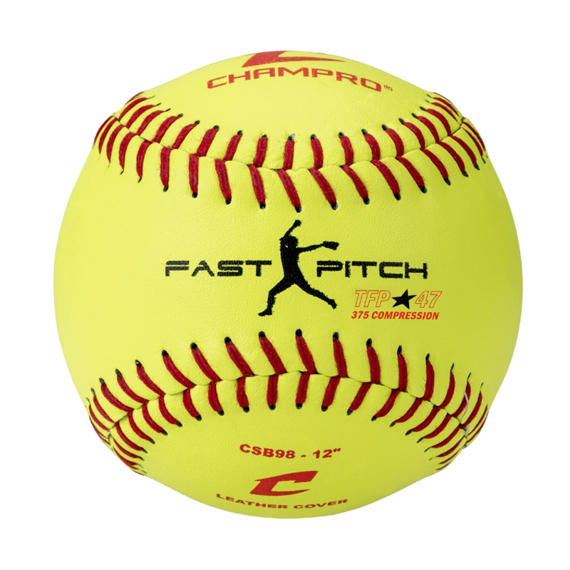 Champro 12" CSB98 Leather Softball 1dz