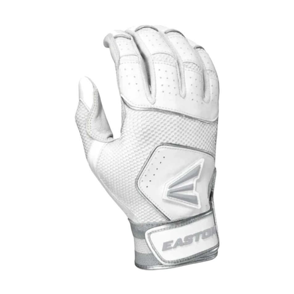 Easton 2022 Youth Walk-Off NX Batting Gloves â€” White