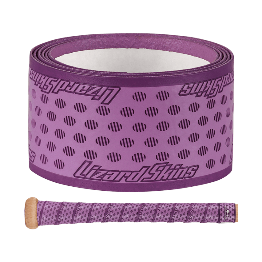 Lizard Skins 0.5 mm Dura Soft Polymer Bat Grip â€” Violet