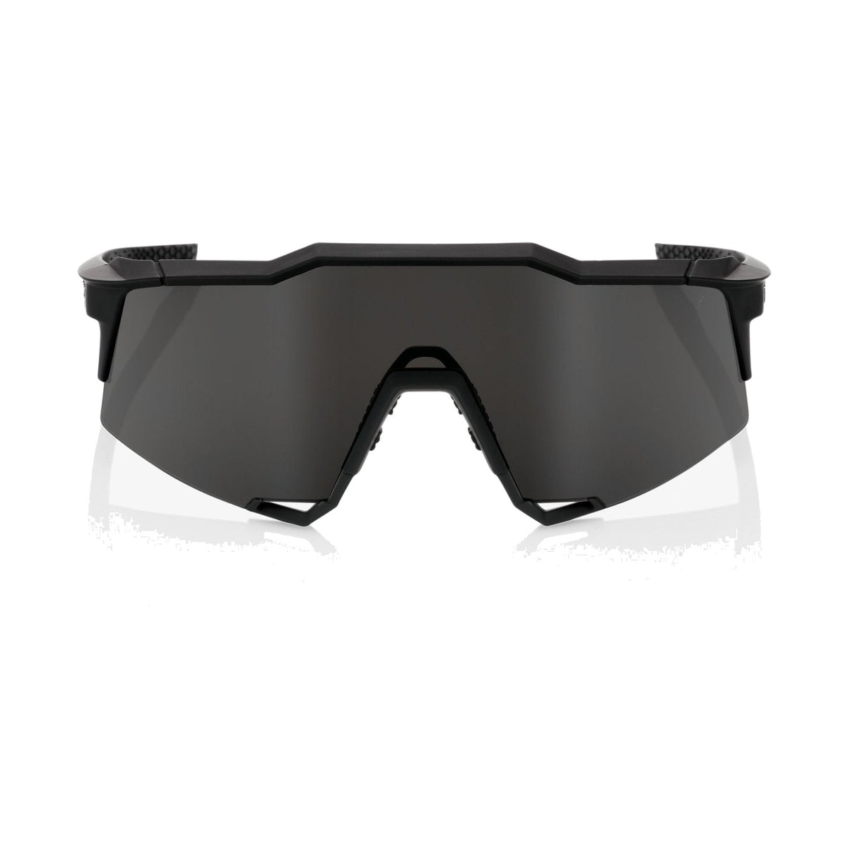 100% Speedcraft Soft Tact Black Smoke Lens Sunglasses