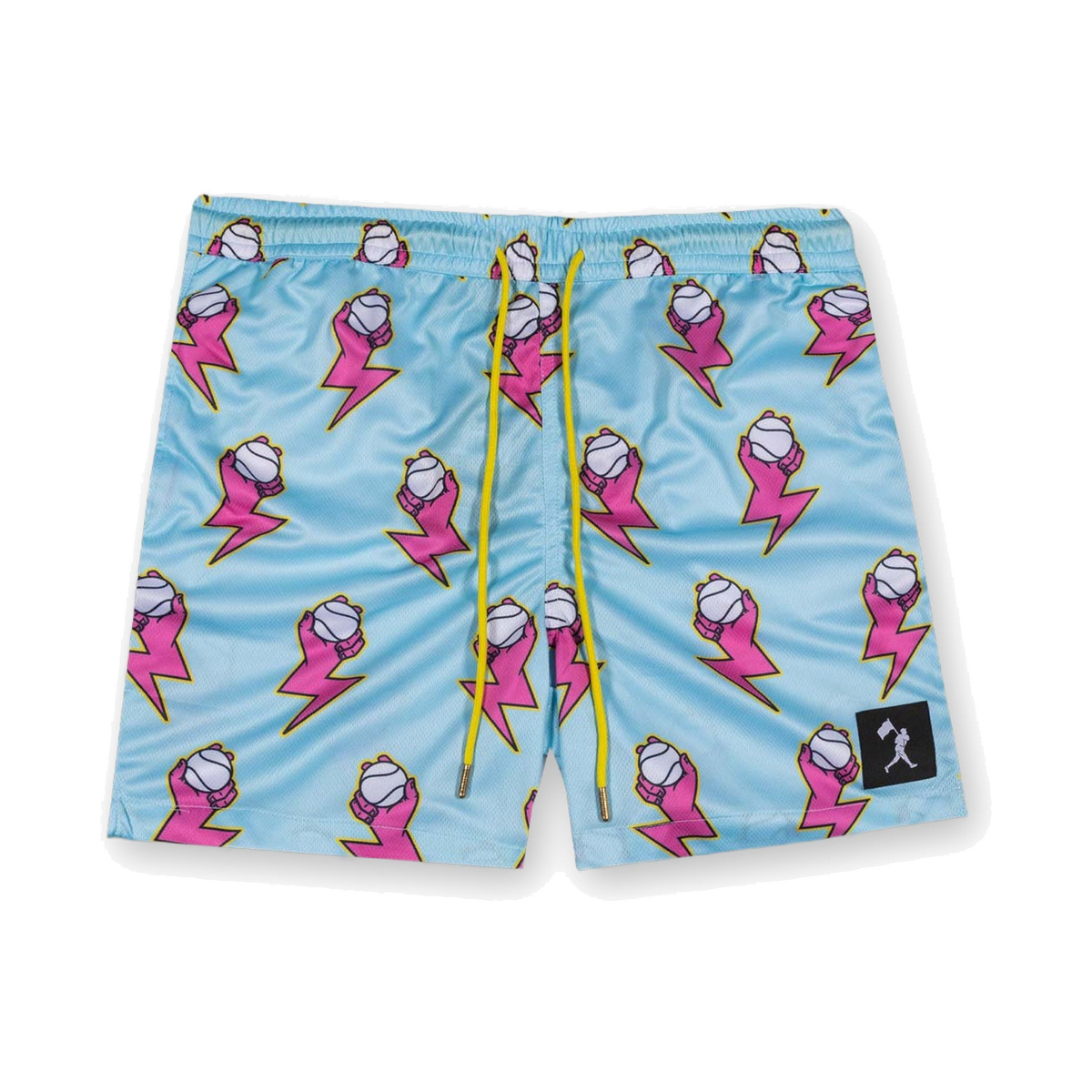 Baseballism Electric Arms Diamond Air Youth Mesh Shorts Blue 1