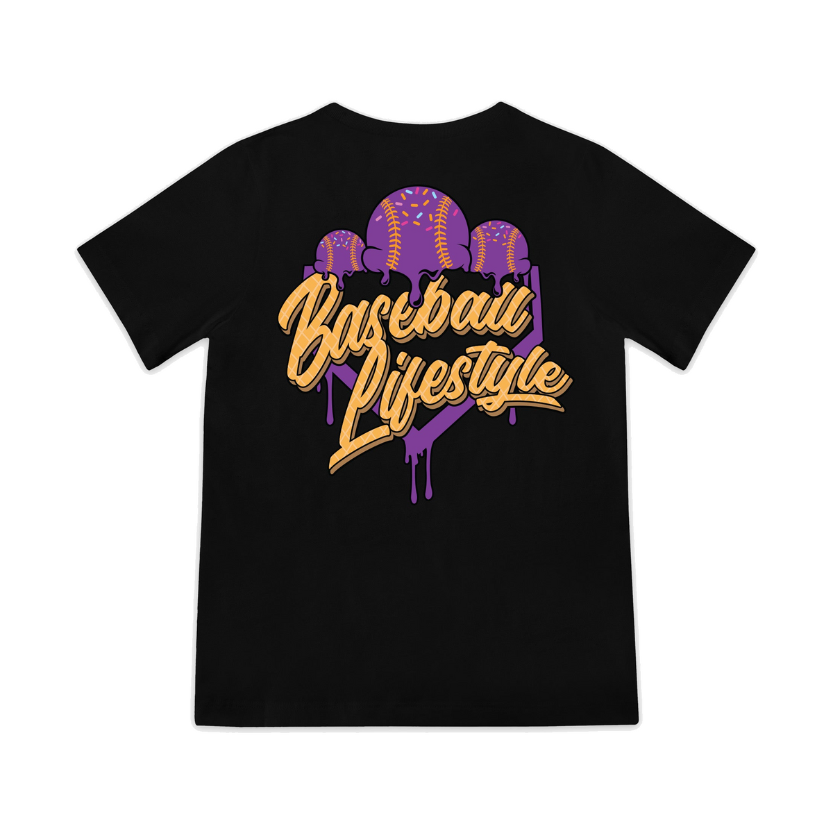 Baseball Lifestyle Ice Cream Youth Tee Cosmic Cone Crunch 1