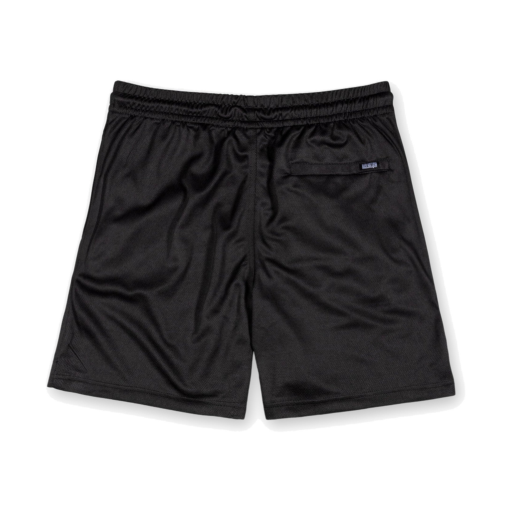 Baseballism Yuvi Branded Diamond Air Mesh Shorts Black 2