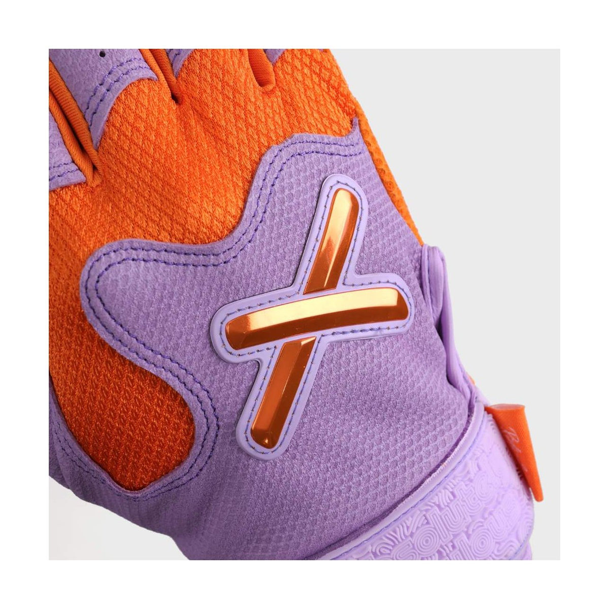 Absolutely Ridiculous Purple/Orange Drip Adult Batting Gloves