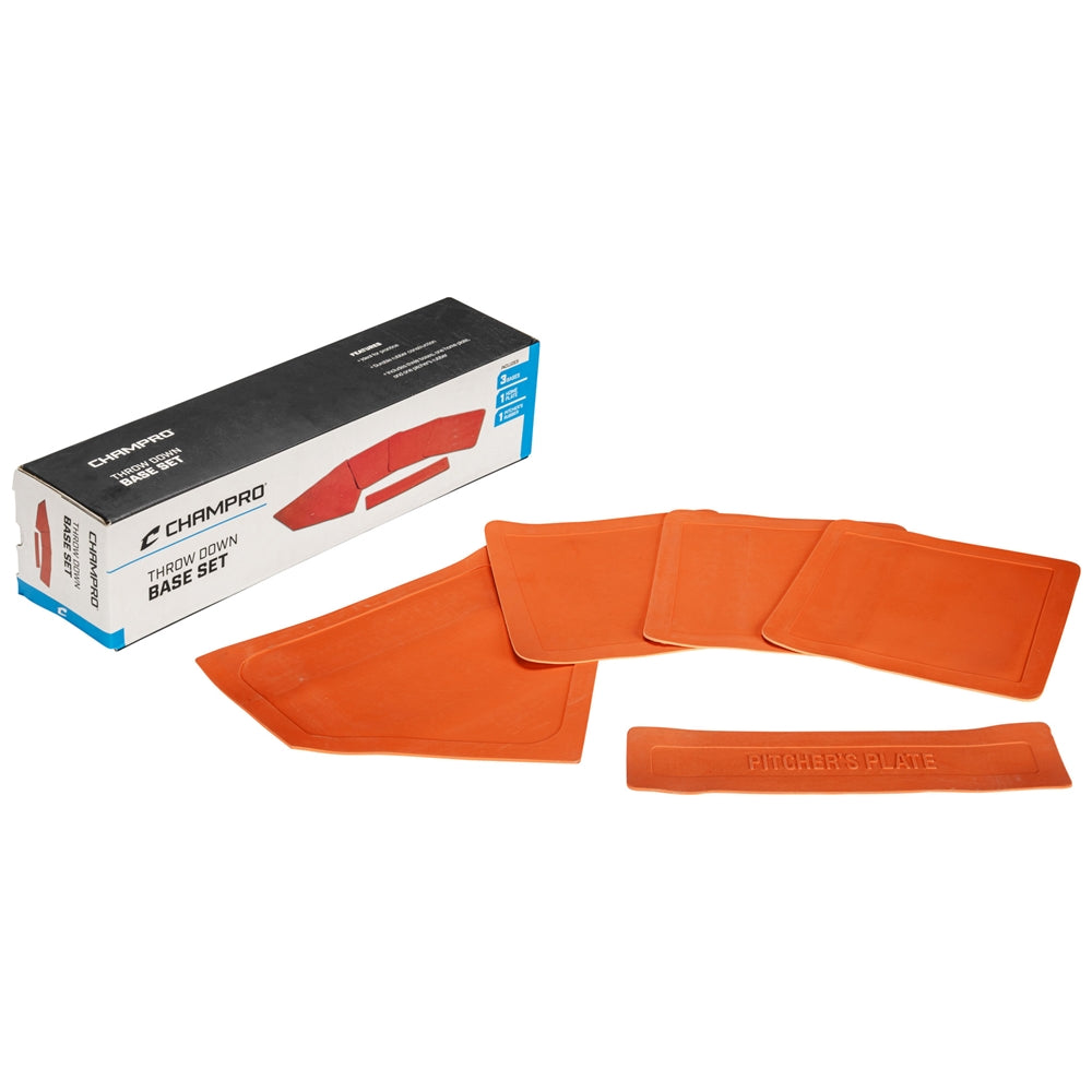 Champro Sports Throw Down Rubber Bases Boxed (Set of 5)