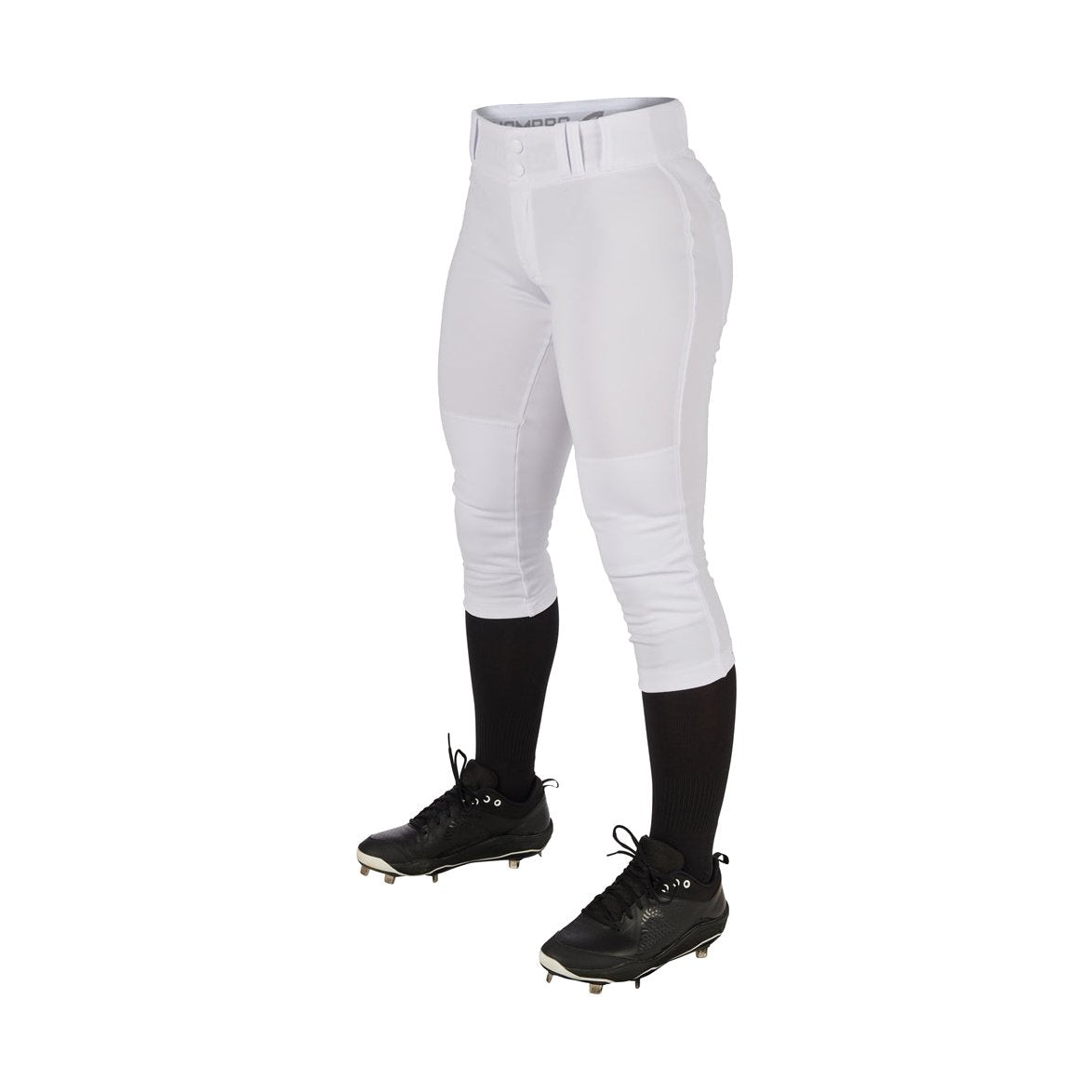 Champro Women's Tournament Traditional Low-Rise Softball Pants — White