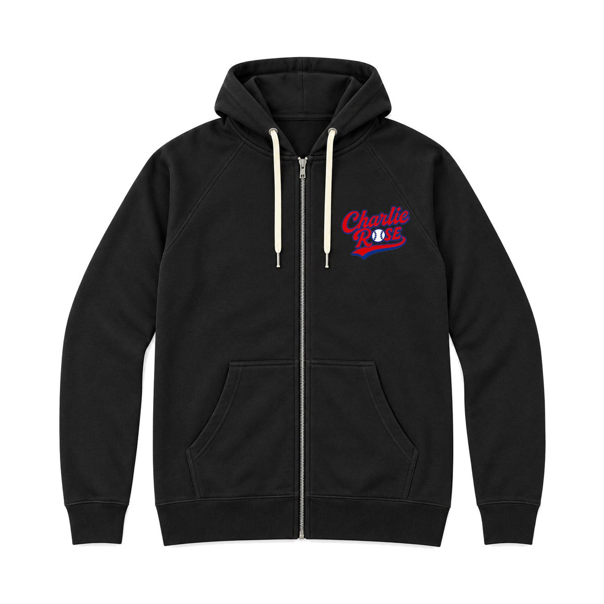 Charlie Rose Adult Regular Full Zip Hoodie