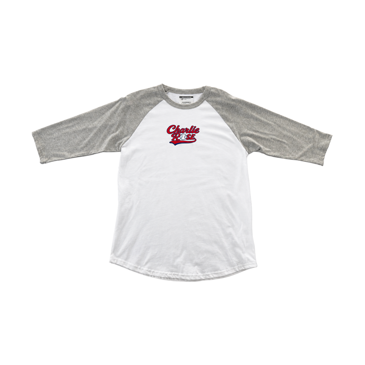Charlie Rose Adult Regular Logo 3/4 T-Shirt