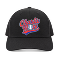 Charlie Rose Adult Trucker Hat - Main Logo in Black