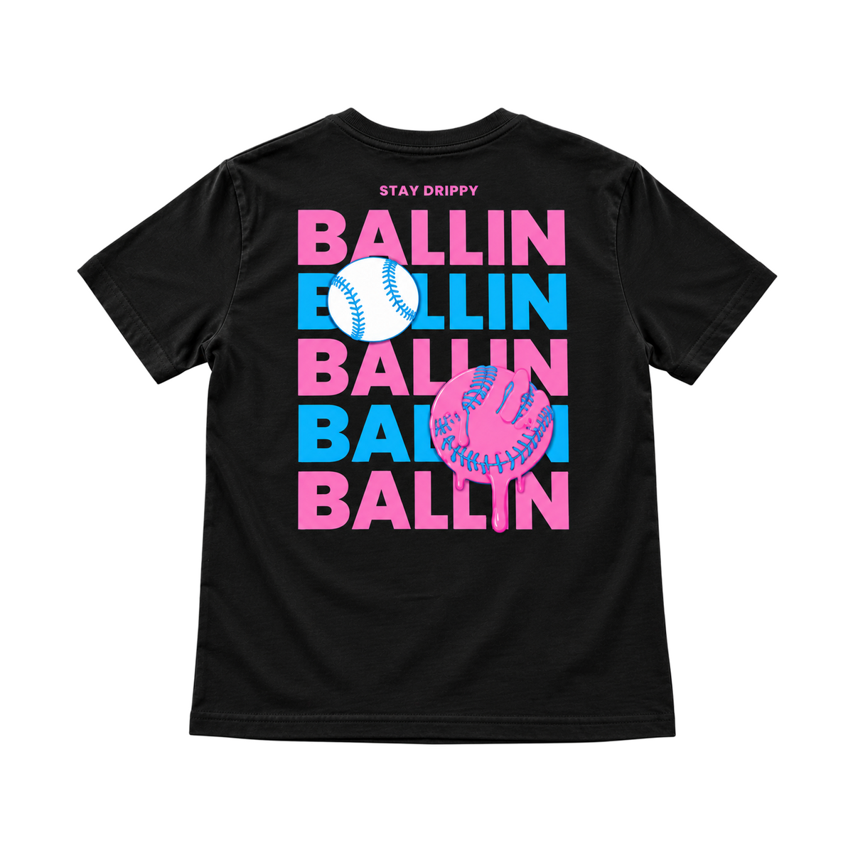 BSBL Drip Stay Drippy Ballin Black Tee