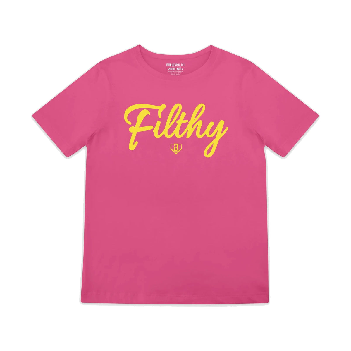 Baseball Lifestyle Filthy Youth Tee Pink Lemonade