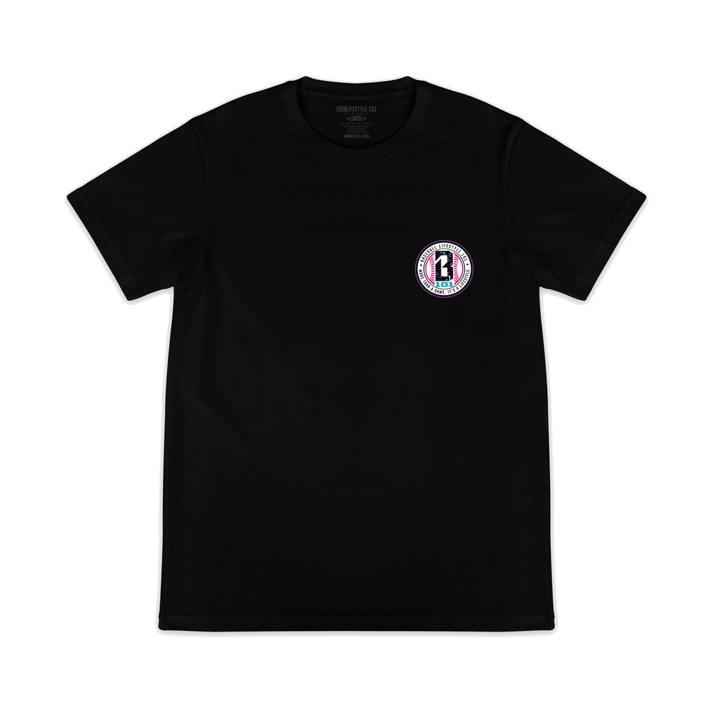 Baseball Lifestyle Splatter Established Youth Tee Black/White 2
