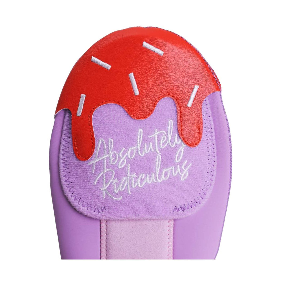 Absolutely Ridiculous Purple/Orange Drip Sliding Mitt