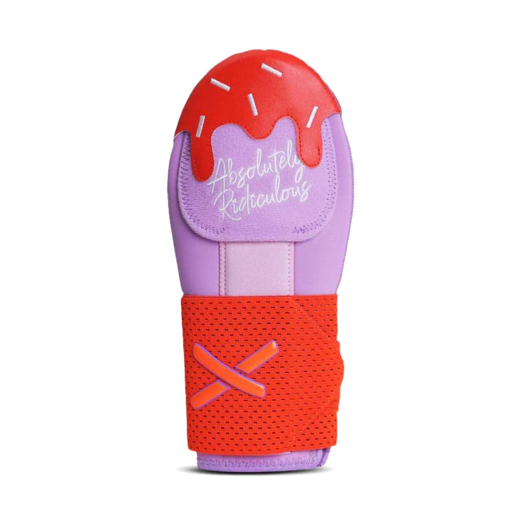 Absolutely Ridiculous Purple/Orange Drip Sliding Mitt