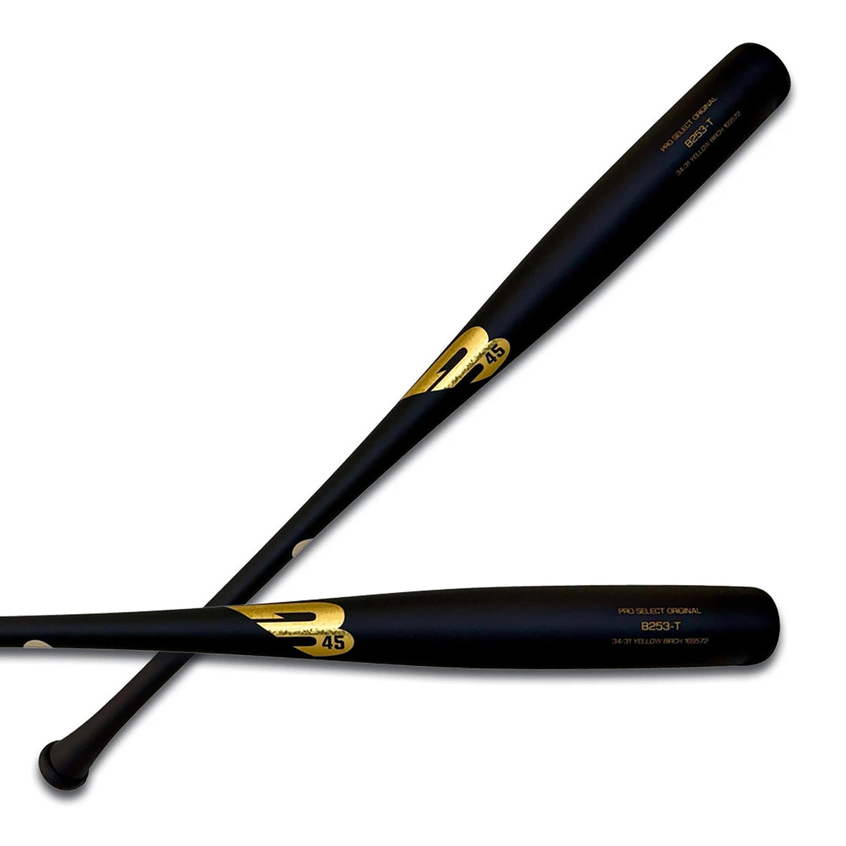 B45 Yellow Birch Pro Select Torpedo Wood Bat 34"