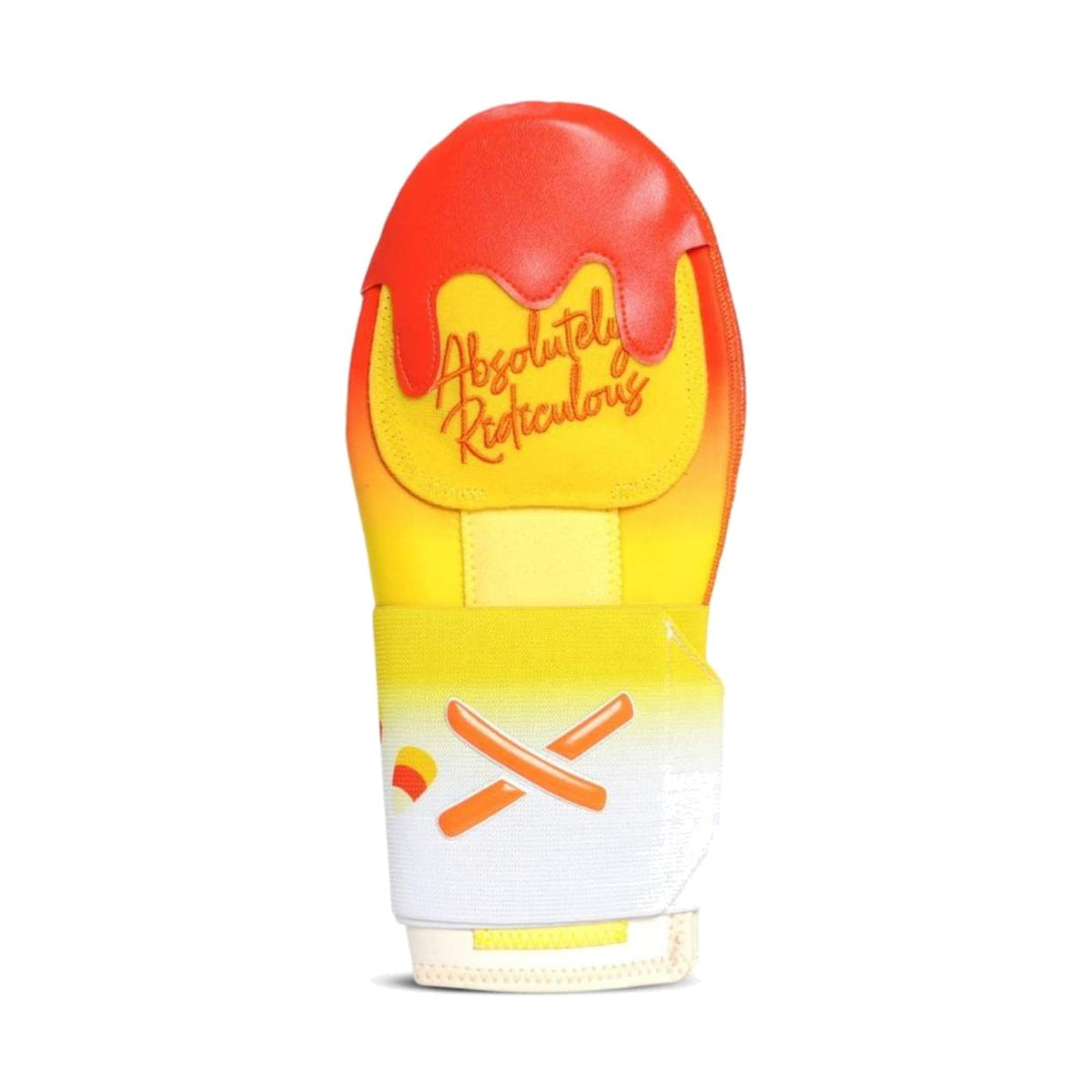 Absolutely Ridiculous Candy Corn Sliding Mitt