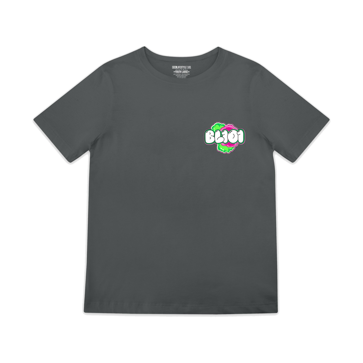 Baseball Lifestyle Cotton Candy Youth Tee Sour Apple 2