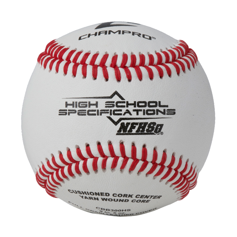 Champro NFHS Full Grain Leather Cover Baseball
