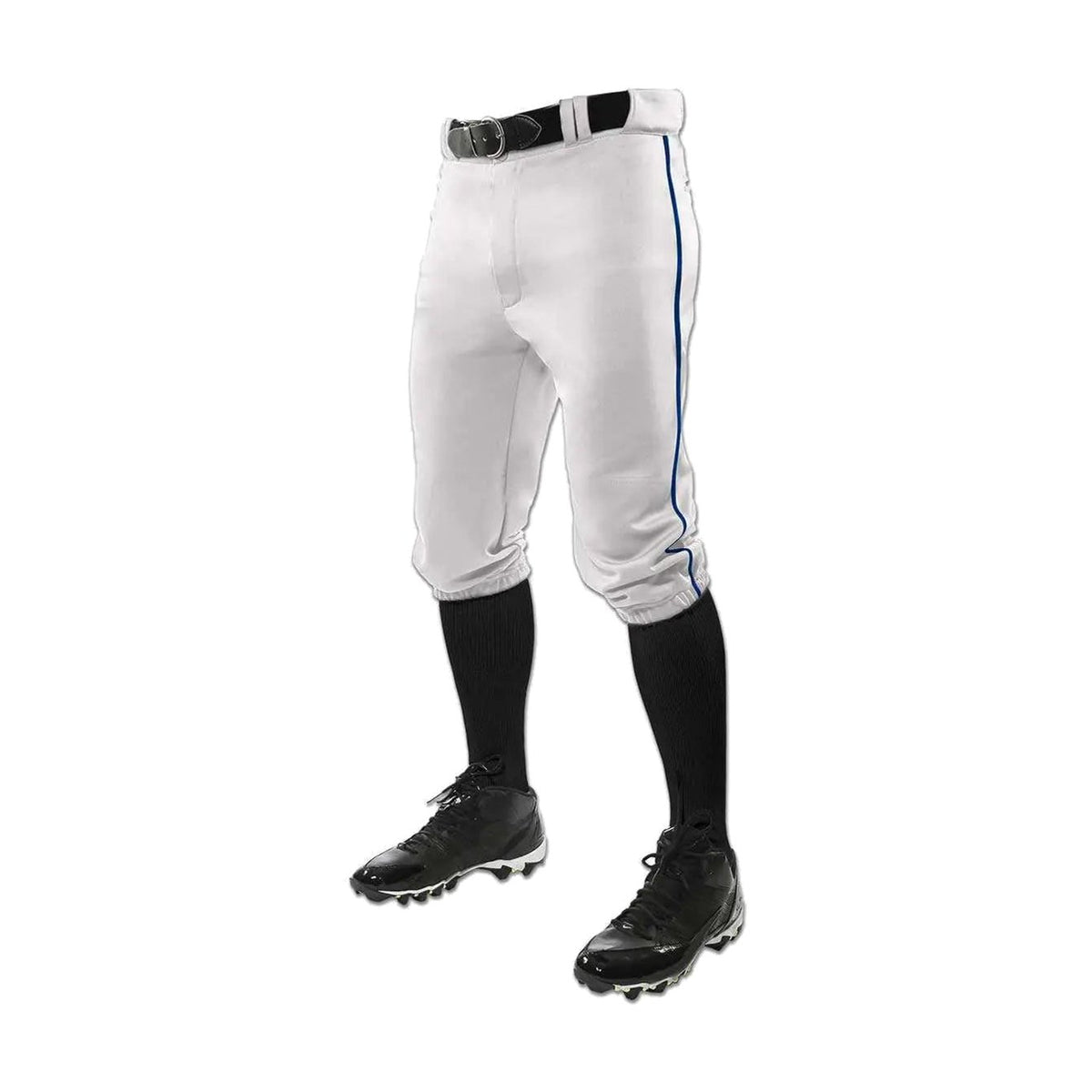 Champro Triple Crown 2.0 Piped Knicker Baseball Pants â€” White/Navy