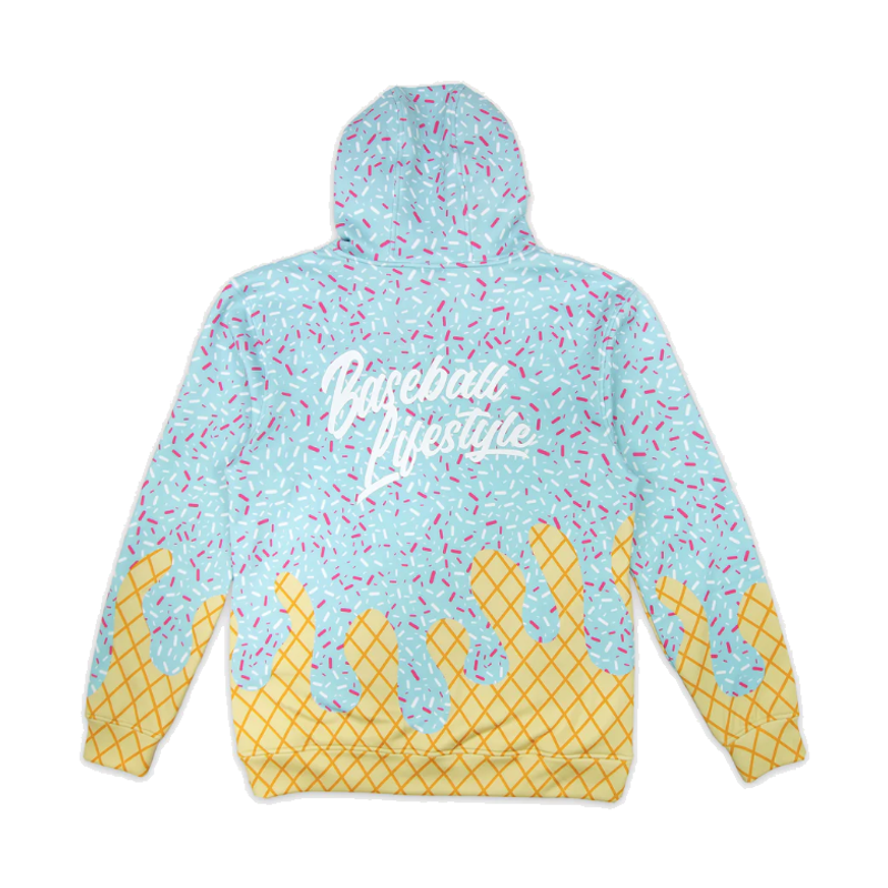 Ice Cream Youth Hoodie Cotton Candy
