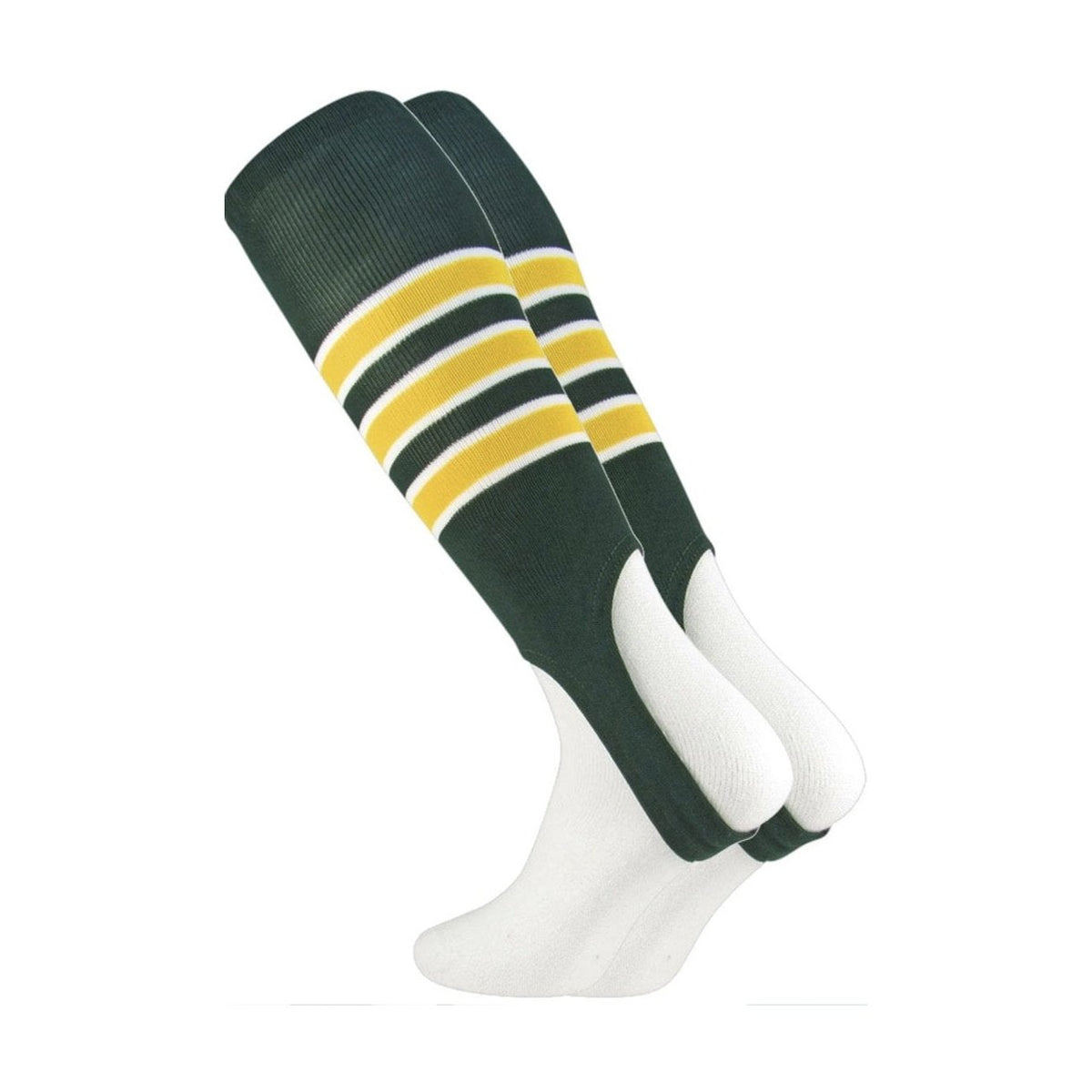 Striped Baseball Stirrups 7 Inch Pattern D