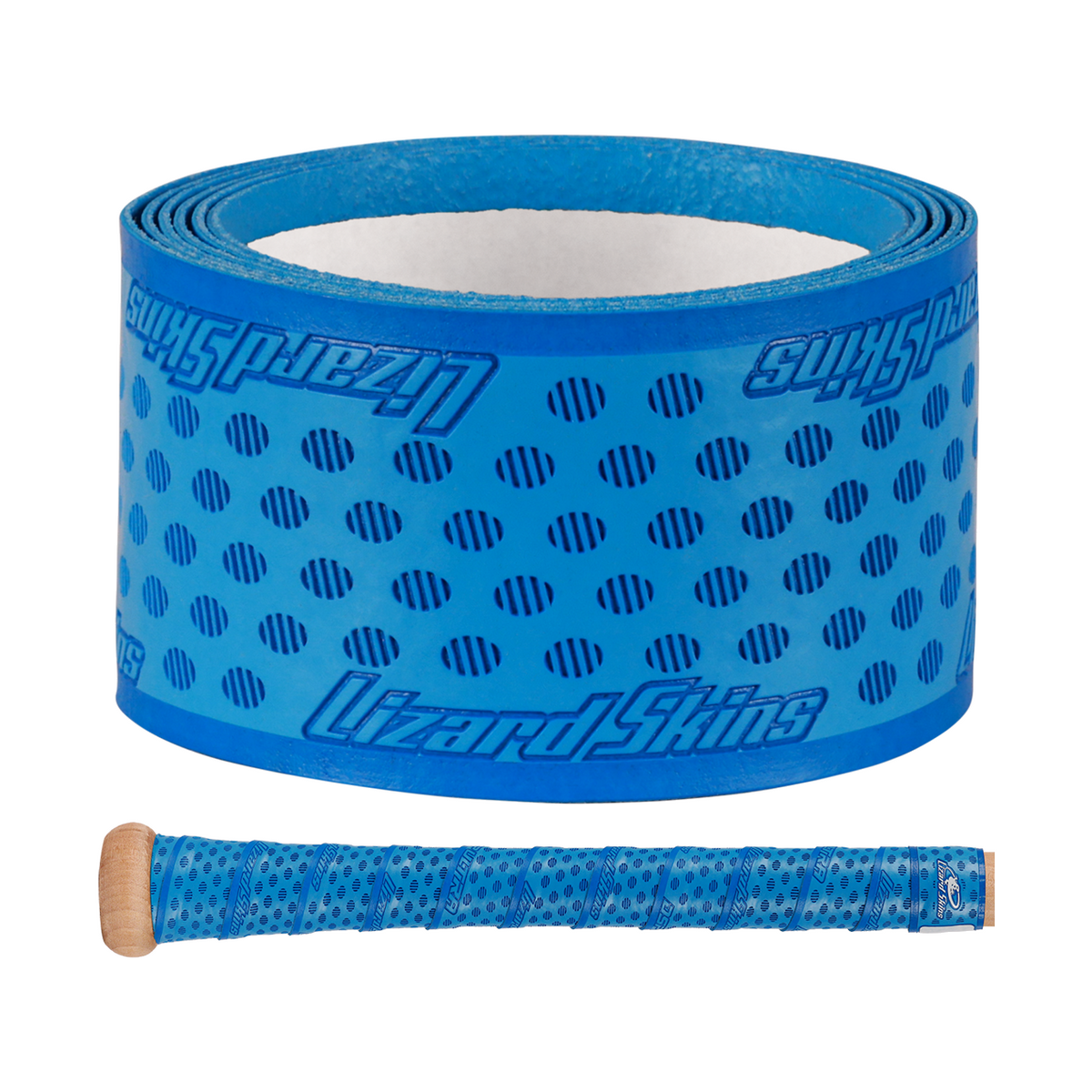 Lizard Skins 1.1 mm Dura Soft Polymer Bat Grip — Polar Blue