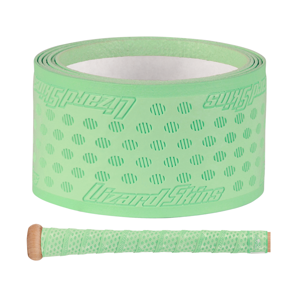 Lizard Skins 1.1 mm Dura Soft Polymer Bat Grip — Mint Green