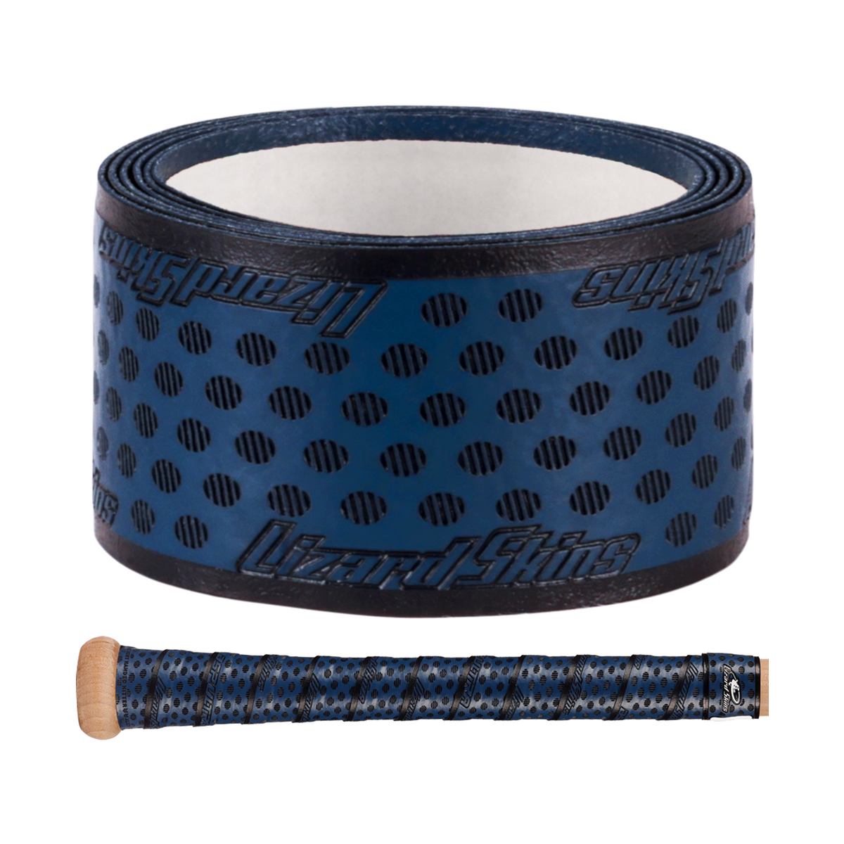 Lizard Skins 1.1 mm Dura Soft Polymer Bat Grip — Navy