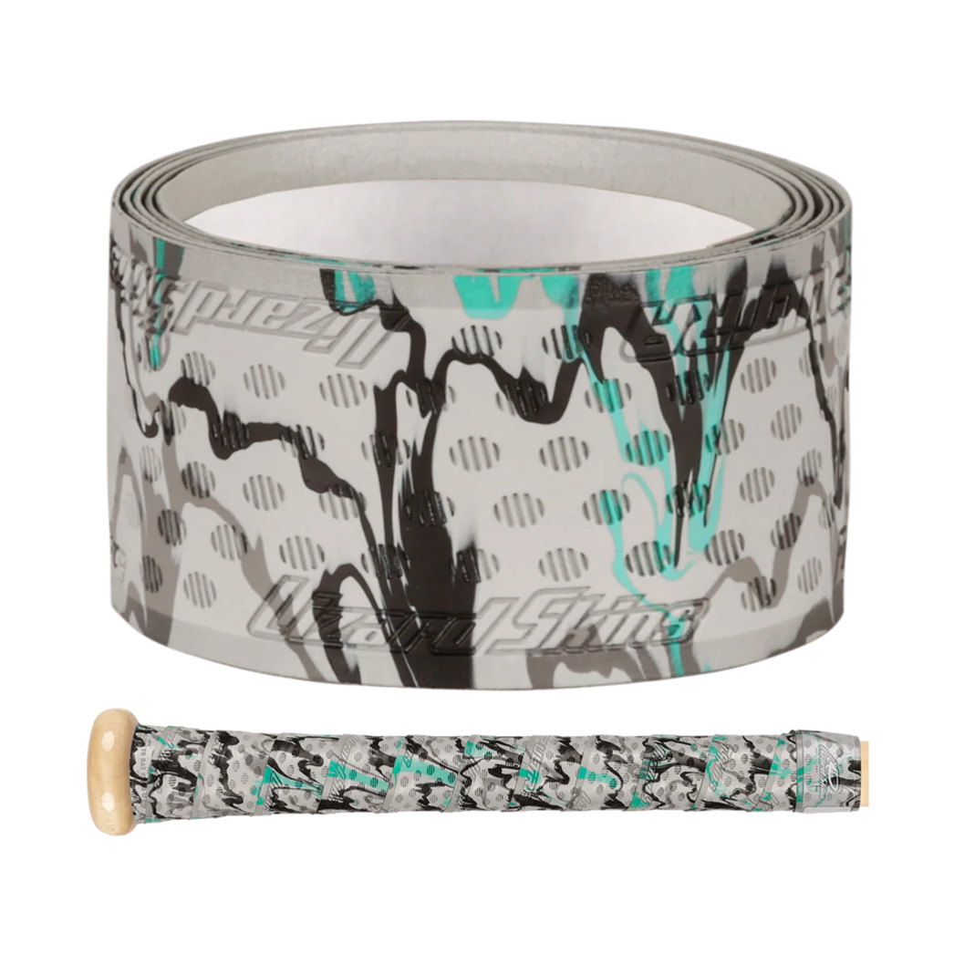 Lizard Skins Camo 0.5 mm Dura Soft Polymer Bat Grip â€” Aquamarine Camo