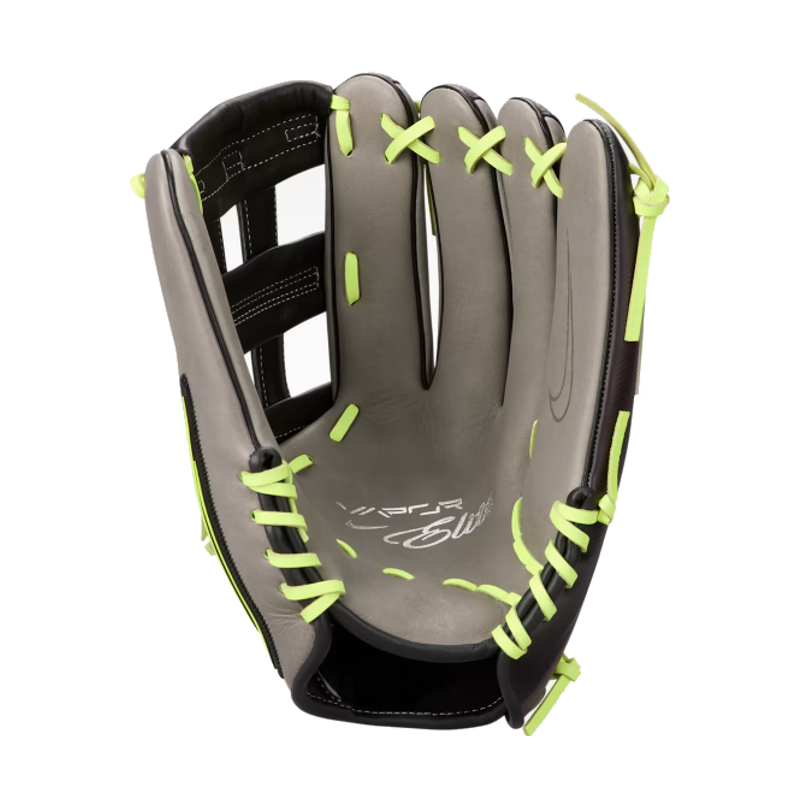 Nike Vapor Elite H Web RHT Smoke Grey/Volt/Black  12.75 in