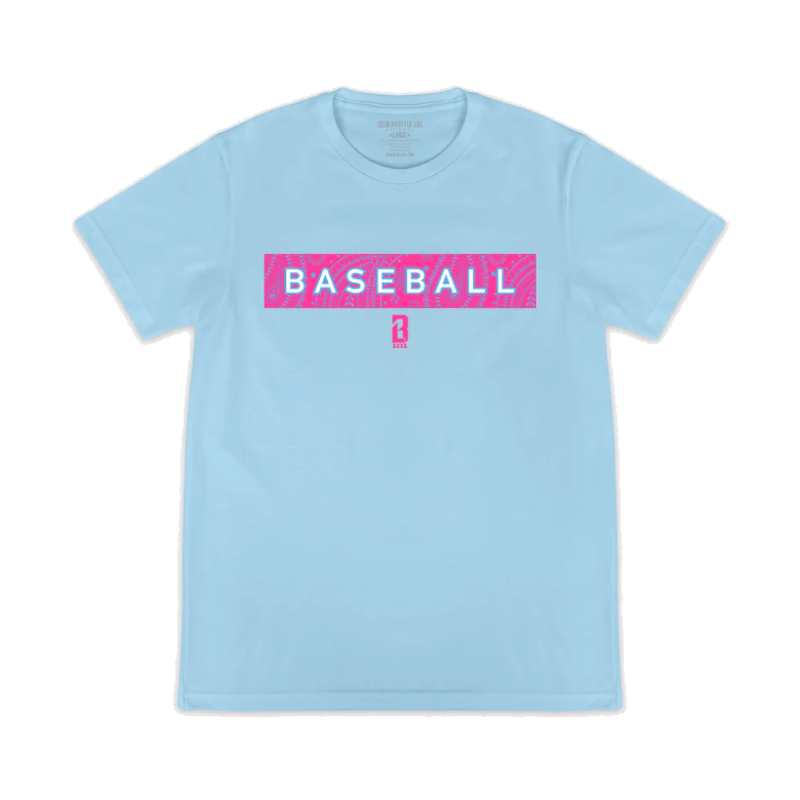 Paisley Youth Tee Cotton Candy Blue