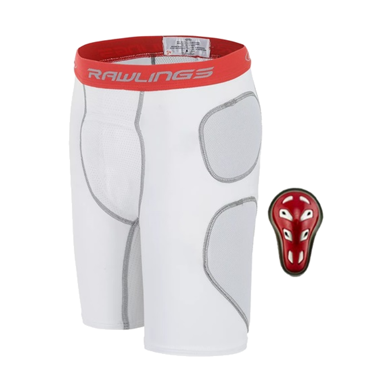 Sliding short with protective cup