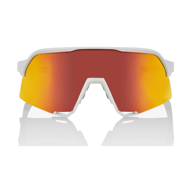 100% S3 Soft Tact White Hiper Red Multilayer Mirror Lens