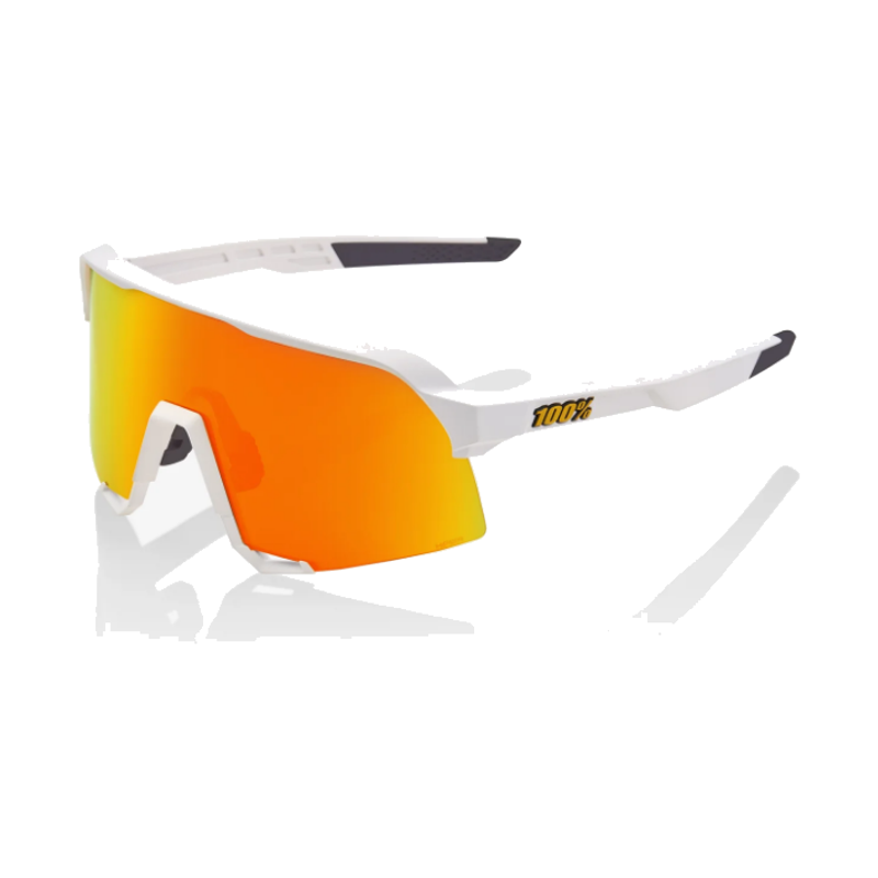 100% S3 Soft Tact White Hiper Red Multilayer Mirror Lens