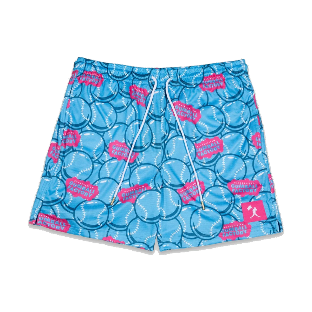 Gumball Factory Diamond Air Mesh Shorts Light Blue