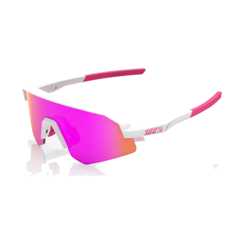 SLENDALE YOUTH Matte White/Pink HiPER Vital Pink Mirror Lens