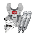 Velo Baseball Catchers Set Intermediate White/Silver